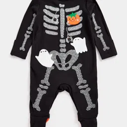 mothercare Boys Cotton Printed Sleepsuit-image-8