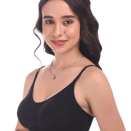 elina Full Coverage Non Padded Cotton Workout Bra With Anti Microbial image 2