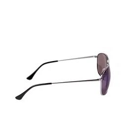 XPRES Unisex Purple Lens & Silver-Toned Square Sunglasses with UV Protected Lens image 4