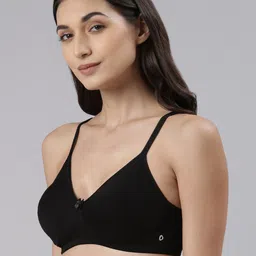 Dollar Missy Pack of 2 Wire-Free Basic Support Bra DTS-2151-R3-BLK-PO2 image 5