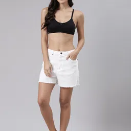 Dollar Missy Pack of 2 Women Cotton Wire-Free Full Coverage Bra DES-1051-R3-BLK-PO2 image 5