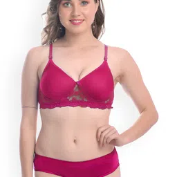 In-Curve Pack Of 3 Cotton Breathable Bra Panty Lingerie Set image 5