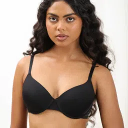 Underneat Black Women Lightly Padded Everyday Seamless T Shirt Bra-picture-21