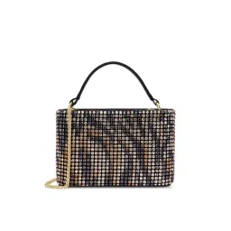 Lavie Luxe Multi-Color Stone Embellished Handheld Bag with Detachable Strap image 1