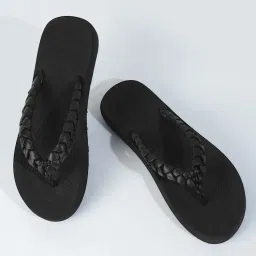 Chupps Women'S Wisp Black Flip-Flops-picture-34