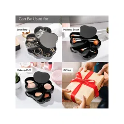 UMAI Heart-Shaped Jewellery Organiser, Black image 5