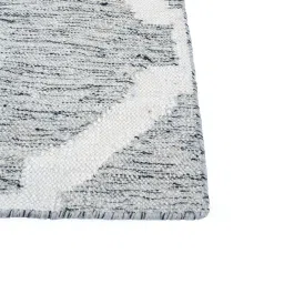 jaipur rugs Grey Geometrical Wool 5 ft X 8 ft Flat Weaves image 5