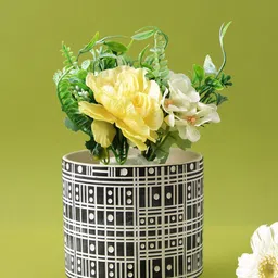 TAYHAA Black Printed Ceramic Planter-picture-15