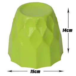 Kuber Industries Blue & Green 3 Pieces Flower Planters image 3