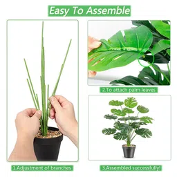 Homesake Green Faux Tropical Plant With Out Pot image 4