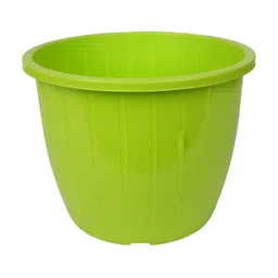 Kuber Industries Green 3 Pieces Round Planters image 2