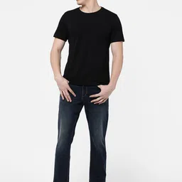 Lee Men Blue Heavy Fade Stretchable Jeans image 4