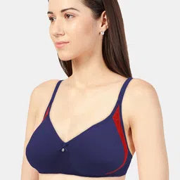 Sonari Red & Blue Pack of 2 Non Padded Non Wired Everyday Bra image 4