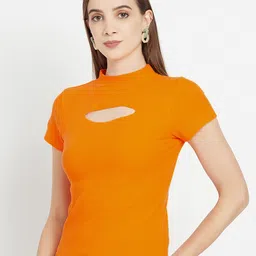 iki chic Orange Regular Top image 4