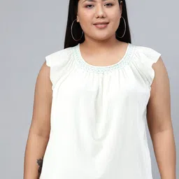 Marks & Spencer White Regular Top image 4