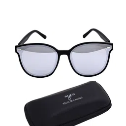 Yellow Chimes Cateye Sunglasses with Polarised & UV Protected Lens image 2