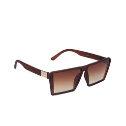 GARTH Unisex Brown Lens & Brown Square Sunglasses with UV Protected Lens-picture-40