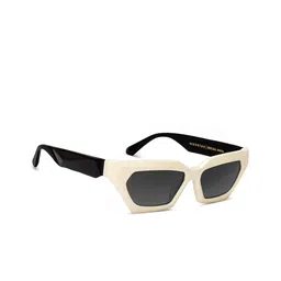 John Jacobs Unisex Rectangle Sunglasses with UV Protected Lens 213041-image-81