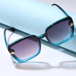 DressBerry Unisex Blue Butterfly Sunglasses with UV Protected Lens V70005-C4 image 1