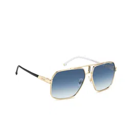 Carrera Men Square Sunglasses with UV Protected Lens 205896J5G6208-Gold-picture-17