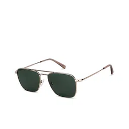 Vincent Chase Unisex Green Lens & Gold-Toned Square Sunglasses with Polarised Lens-picture-36