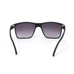 SUNNIES Unisex Purple Lens & Black Rectangle Sunglasses with UV Protected Lens SUNNIES-048 image 3