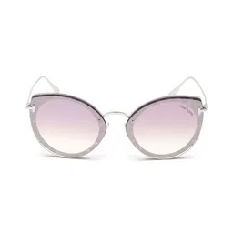 Tom Ford Women Round Sunglasses with UV Protected Lens FT0683_55Z image 3