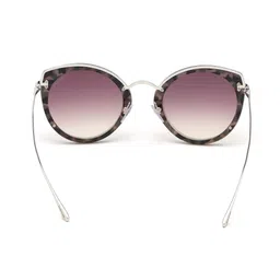 Tom Ford Women Round Sunglasses with UV Protected Lens FT0683_55Z image 2