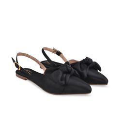 JM Looks Bow Embellished Pointed Toe Mules-picture-30