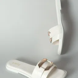 Lavie Embellished Open Toe Flats image 1