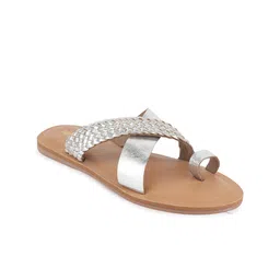 Anouk Textured One Toe Flats image 1