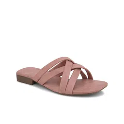 XE Looks Open Toe No Back Strap Flats image 2