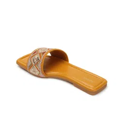 Anouk Embellished Ethnic Open Toe Flats image 5