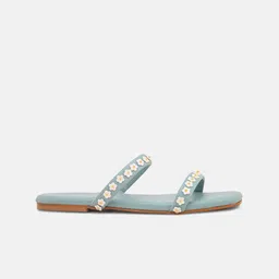 Elevato Basics Women Embellished Open Toe Flats image 5