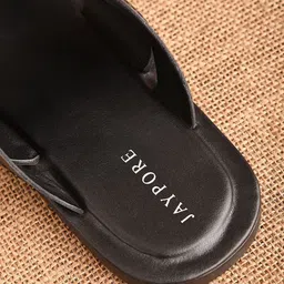 JAYPORE Men Leather Open Toe Flats image 4