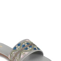 Anouk Women Woven Design Open Toe Flats image 4