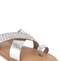 Anouk Textured One Toe Flats image 5