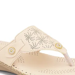 XE Looks Textured Doctor Ortho Open Toe Flats image 3