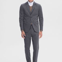 SELECTED Men Self Design Single Breasted Slim Fit Formal Blazer-picture-32