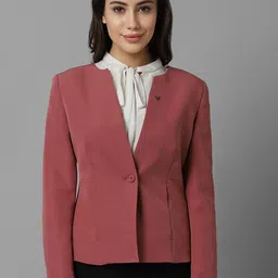 Allen Solly Woman Regular Fit Single Breasted Formal Blazer-picture-21