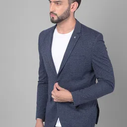 Crimsoune Club Notched Lapel Single Breasted Slim-Fit Casual Blazer image 4