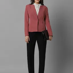 Allen Solly Woman Regular Fit Single Breasted Formal Blazer image 2