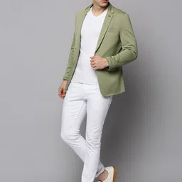 SHOWOFF Men Cotton Open Front Casual Blazer image 5