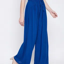 Clora Creation Women Flared Palazzos image 2