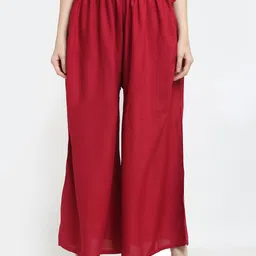 TAG 7 Women Flared Ethnic Palazzos-image-63