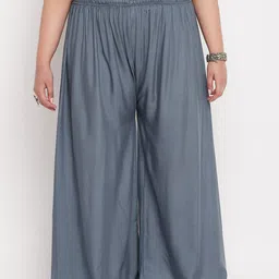 CLORA CREATION PLUS Women Plus Size Wide Leg Palazzo-picture-25
