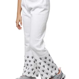 IndiWeaves Girls Pack of 4 Printed Woolen Track Pants image 3