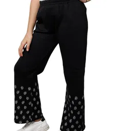 IndiWeaves Girls Pack of 4 Printed Woolen Track Pants image 3