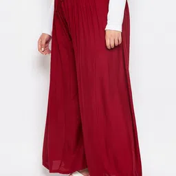CLORA CREATION PLUS Women Flared Palazzos image 5