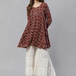 BCZ Style Flared Ethnic Sharara image 4